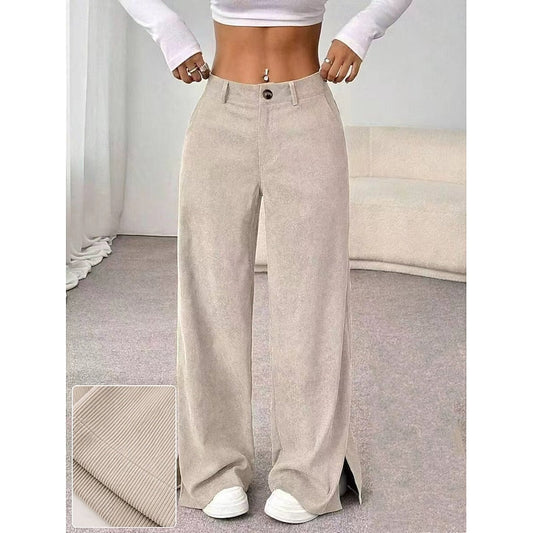 Kessoro Apricot high-waist wide-leg trousers for women