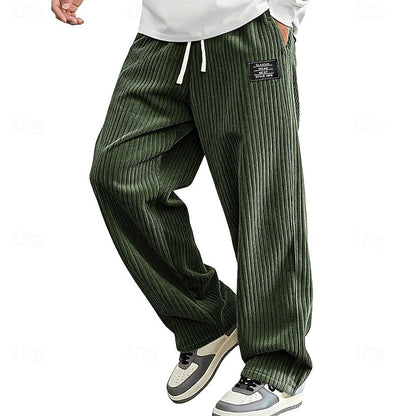 Kessoro men's relaxed ribbed comfort pants in one of five colourways, view 3 of 5