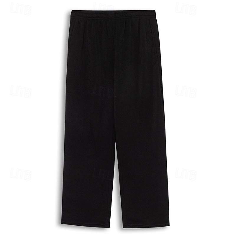 Kessoro men's relaxed straight-leg joggers in black, light grey, navy and dark grey