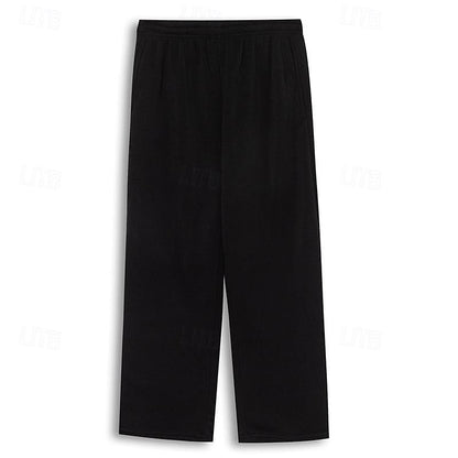 Kessoro men's relaxed straight-leg joggers in black, light grey, navy and dark grey