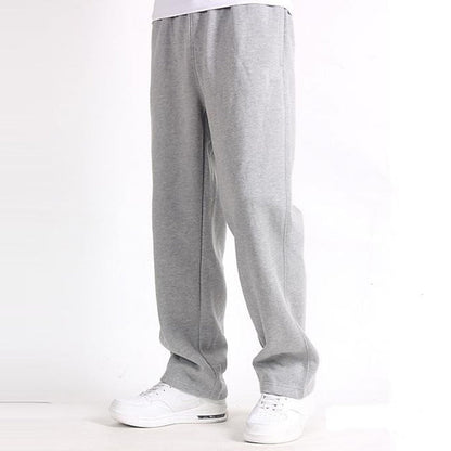 Kessoro men's relaxed straight-leg joggers in black, light grey, navy and dark grey