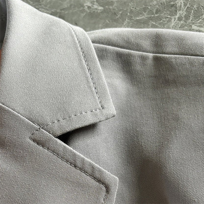 Kessoro men's refined single-breasted tailored blazer in blue, gray, coffee and brown – image 6 of 10