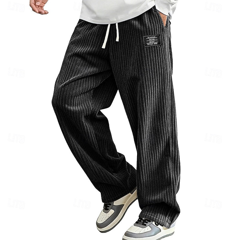 Kessoro men's relaxed ribbed comfort pants in one of five colourways, view 5 of 5