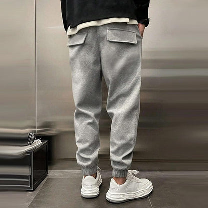Men's adjustable waist relaxed comfort trousers