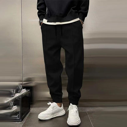 Men's adjustable waist relaxed comfort trousers