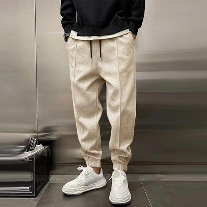 Men's adjustable waist relaxed comfort trousers