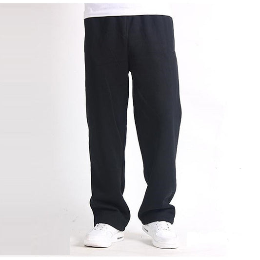 Kessoro men's relaxed straight-leg joggers in black, light grey, navy and dark grey