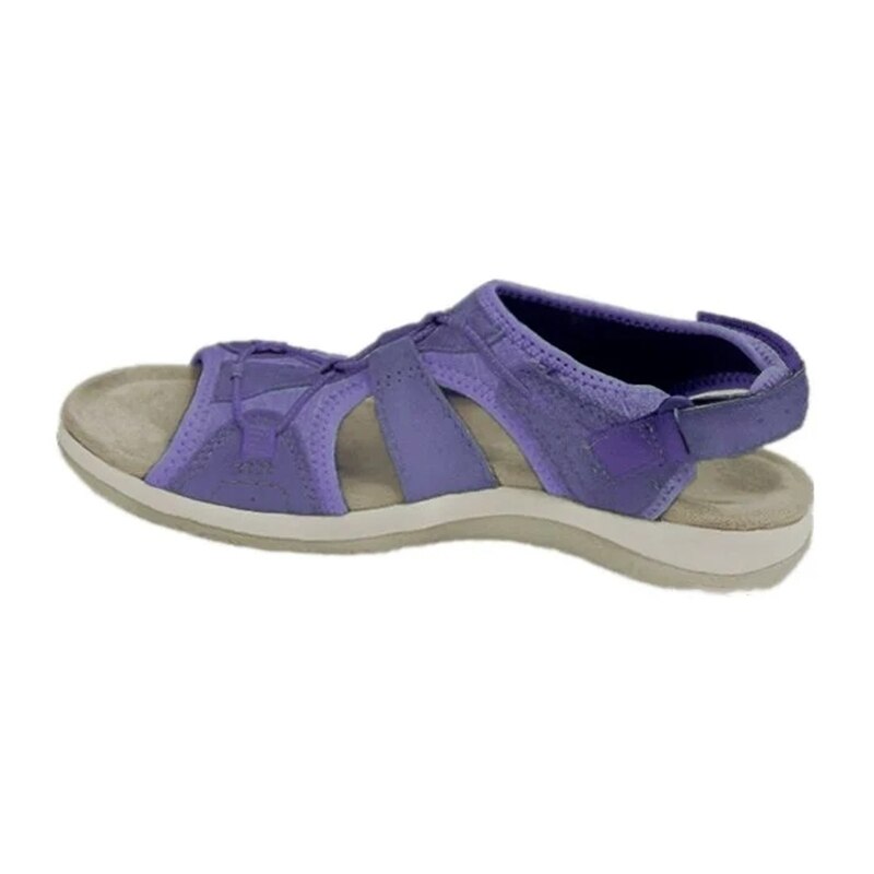 Kessoro women's cushioned adjustable adventure sandals in blue, pink, khaki, black, white, red, navy and purple, image 8 of 24